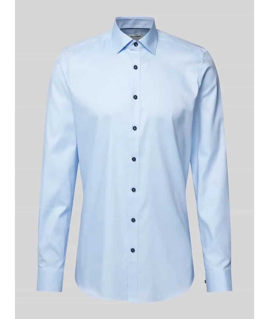 obrazek 1 Koszula biznesowa o kroju slim fit z kołnierzykiem typu kent model ‘New York’