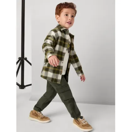 Zdjęcie Mayoral Spodnie materiałowe 4537 Zielony Regular Fit