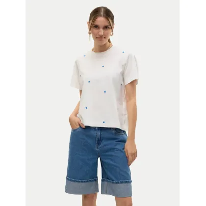 Zdjęcie Vero Moda T-Shirt Solvei 10325318 Biały Regular Fit