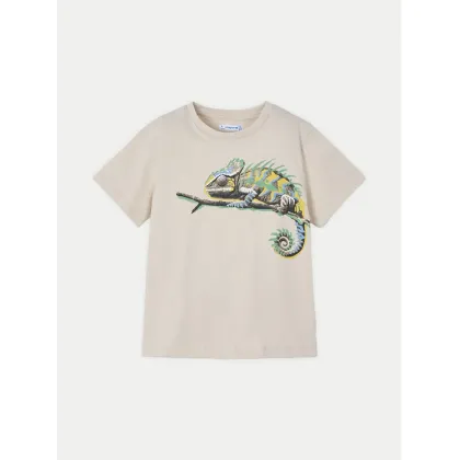 Zdjęcie Mayoral T-Shirt 3045 Beżowy Regular Fit