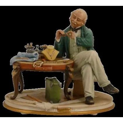 Zdjęcie Figurka jubilera z porcelany