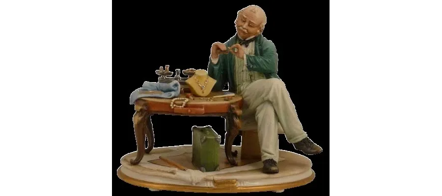 obrazek 1 Figurka jubilera z porcelany