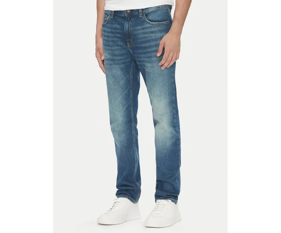 obrazek 1 HUGO Jeansy Ash 50541564 Niebieski Slim Fit