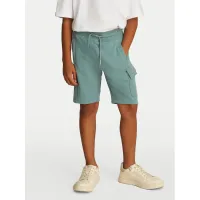 Zdjęcie Calvin Klein Jeans Szorty sportowe IB0IB02440 Zielony Relaxed Fit