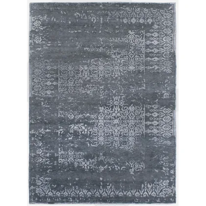 Picture Elegant gray exclusive 3D carpet - SENSES FADED 7076