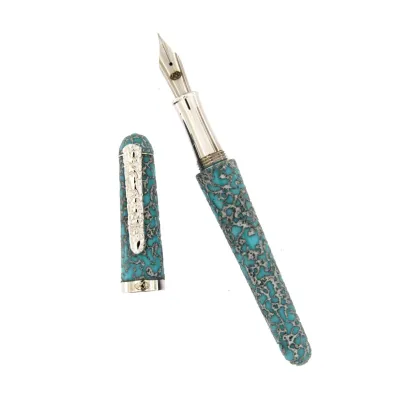 Zdjęcie Unikalne włoskie pióro wieczne Crisopea Turquise włoskiej marki Urso