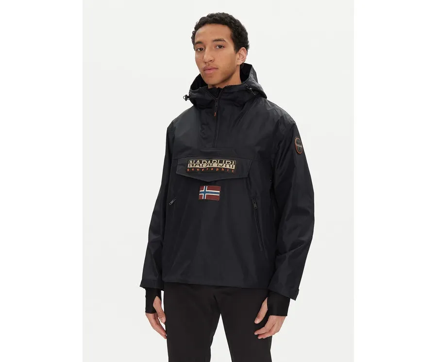 obrazek 1 Napapijri Kurtka anorak Rainforest Next Sum NP0A4ILW Czarny Loose Fit