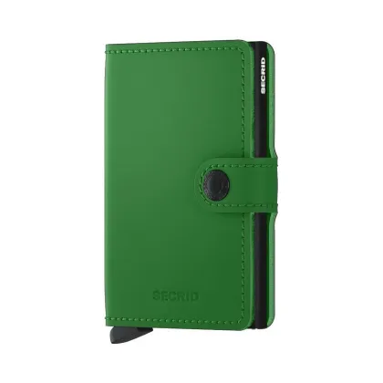 Zdjęcie Secrid portfel skórzany Miniwallet Matte Bright Green kolor zielony