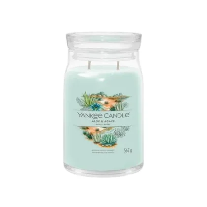 Zdjęcie Yankee Candle Aloe & Agave Signature Jar Świeca zapachowa 567 g
