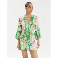 Zdjęcie Maaji Kimono Retro Palms PT2472CPO001 Kolorowy Relaxed Fit