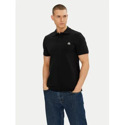 Zdjęcie Moose Knuckles Polo Everett M34MT712 Czarny Slim Fit