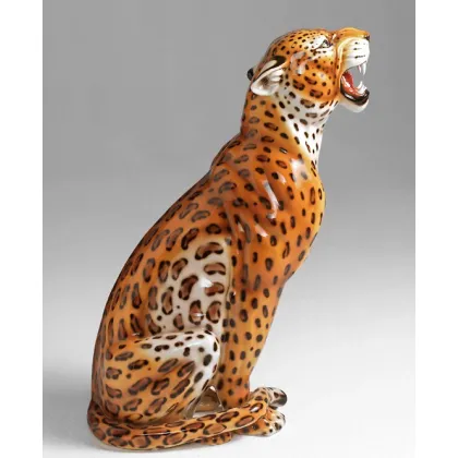 Picture Elegant ceramic leopard - Il Gattopardo