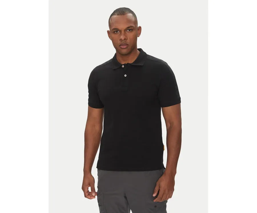 obrazek 1 Parajumpers Polo Space 25SMPMPOXF06 Czarny Regular Fit