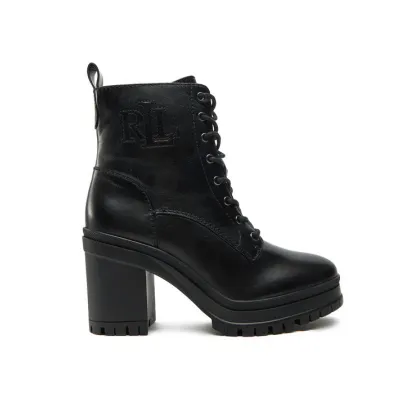 Zdjęcie Lauren Ralph Lauren Botki 802937826001 Czarny LAUREN RALPH LAUREN