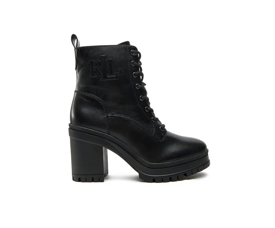 obrazek 1 Lauren Ralph Lauren Botki 802937826001 Czarny LAUREN RALPH LAUREN