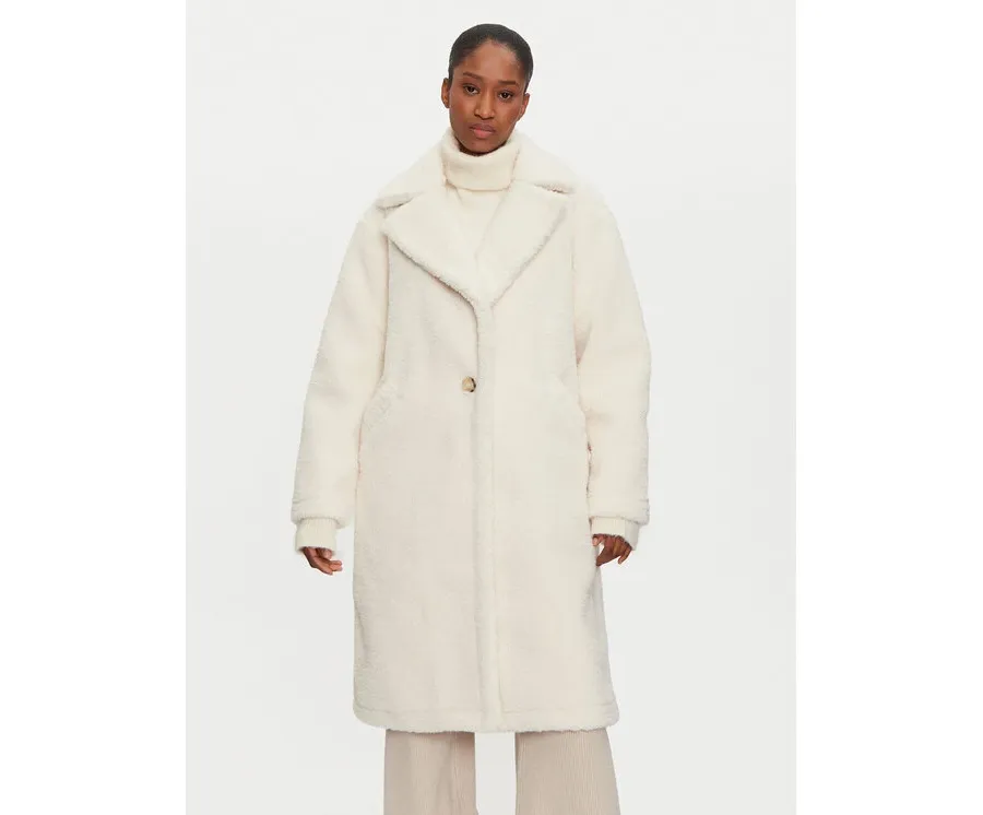 obrazek 1 MICHAEL Michael Kors Kożuch 77B1384M52 Écru Oversize