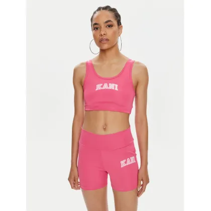Zdjęcie Karl Kani Biustonosz top Small Serif 6131305 Różowy Slim Fit