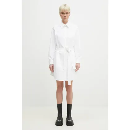 Zdjęcie Kenzo sukienka bawełniana kolor biały mini prosta FF52RO4059LO.01