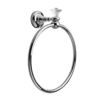 Picture Stylish wall-mounted round towel rack for the bathroom – 3SC