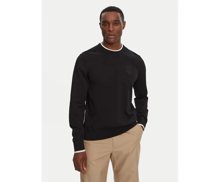 obrazek 1 Dolce&Gabbana Sweter GXX72Z JBCE5 Czarny Regular Fit