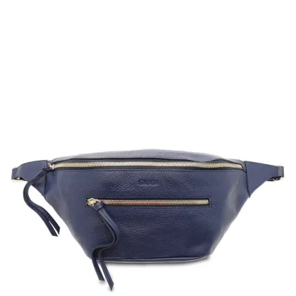 Zdjęcie Elegancka włoska nerka ze skóry - Giudi