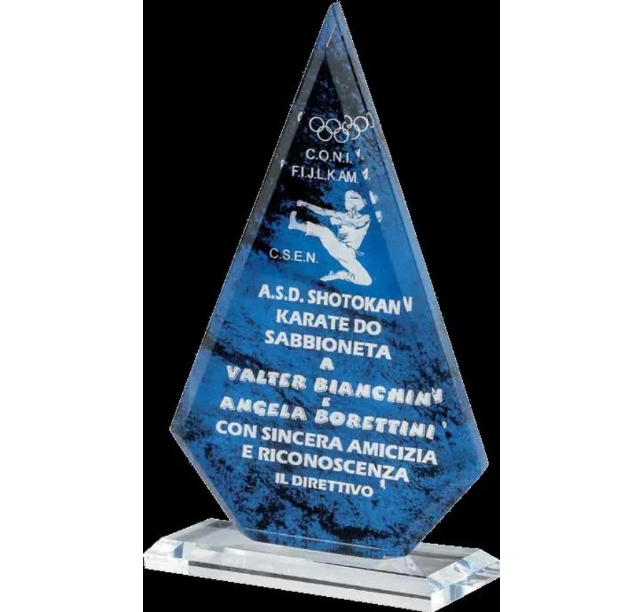 obrazek 1 Szklane sportowe trofeum – Erre Emme