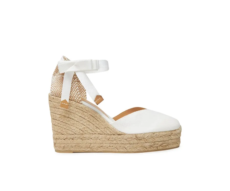 obrazek 1 Castañer Espadryle Chiara/8ED/001 020992 Biały