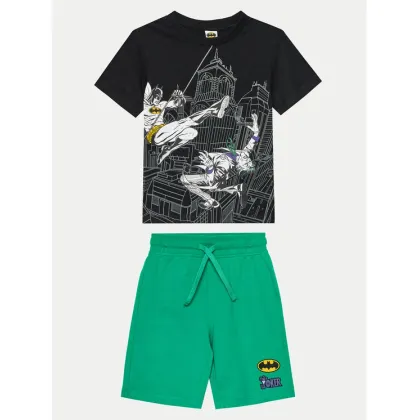 Zdjęcie OVS Komplet t-shirt i szorty sportowe 2017139 Czarny Regular Fit