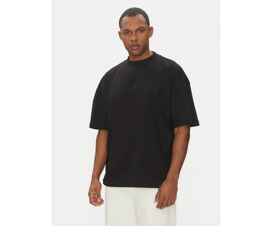 obrazek 1 Richmond X T-Shirt UMP25155TS Czarny Regular Fit