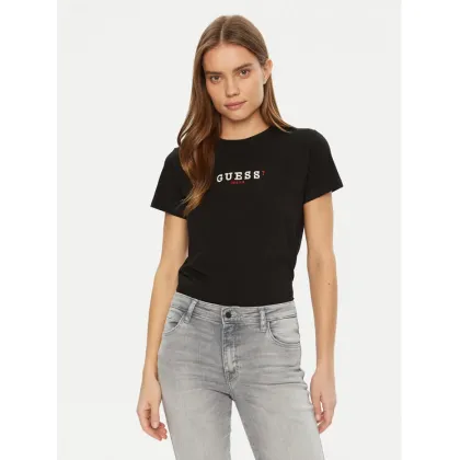 Zdjęcie Guess Jeans T-Shirt W5RI54 J1314 Czarny Regular Fit