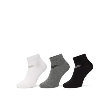 Zdjęcie Emporio Armani Zestaw 3 par niskich skarpet męskich EM000550 AF12271 MC059 Kolorowy