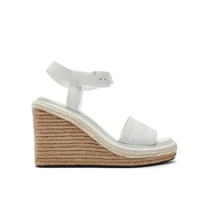 Zdjęcie Calvin Klein Espadryle Wedge Sandal 70 He HW0HW02050 Biały