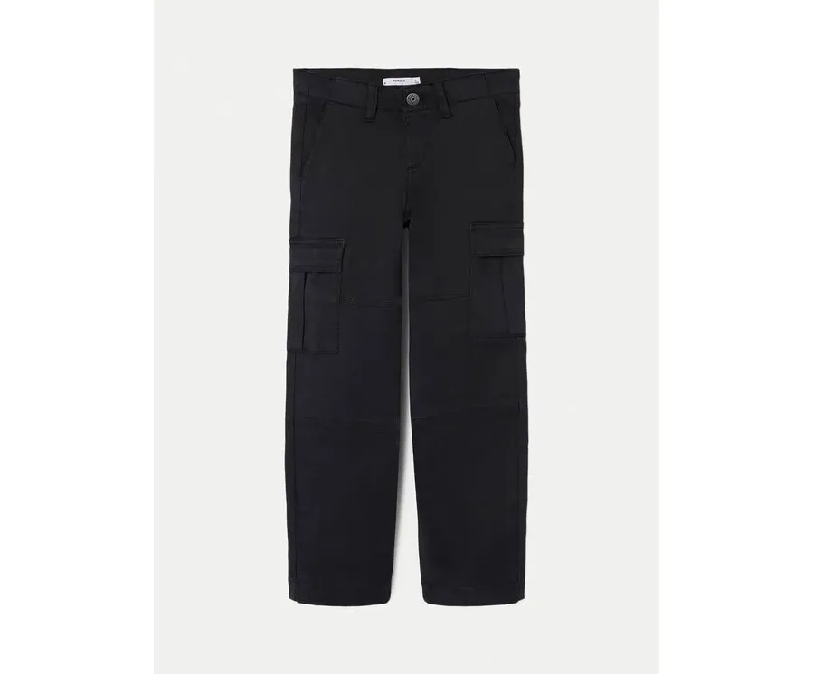 obrazek 1 NAME IT Spodnie materiałowe 13234676 Czarny Slim Fit