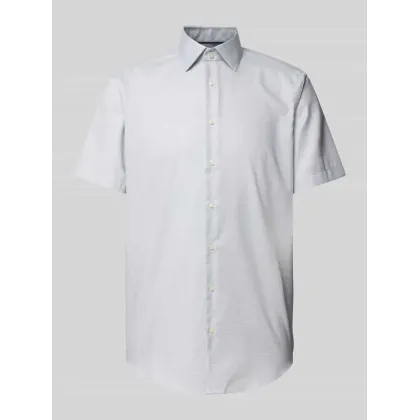 Zdjęcie Koszula biznesowa o kroju regular fit z delikatnie fakturowanym wzorem