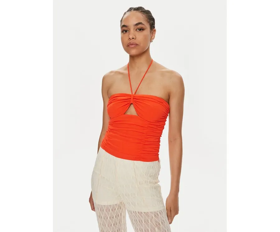 obrazek 1 Gestuz Top Alicia 10909080 Pomarańczowy Slim Fit