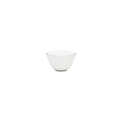 Zdjęcie Porcelanowa miseczka 10 cm ze srebrnym wykończeniem - Porcel