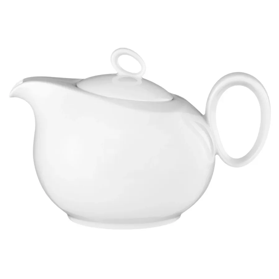 obrazek 1 Luksusowy biały porcelanowy czajnik do herbaty w stylu nowoczesnym - Seltmann Weiden