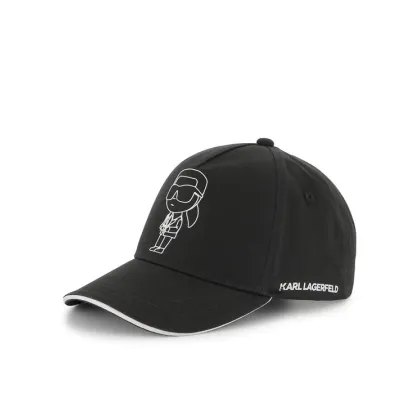 Zdjęcie KARL LAGERFELD Czapka z daszkiem Z30396 Czarny