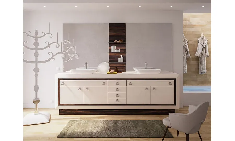 luxurious bathroom furniture in a classic style