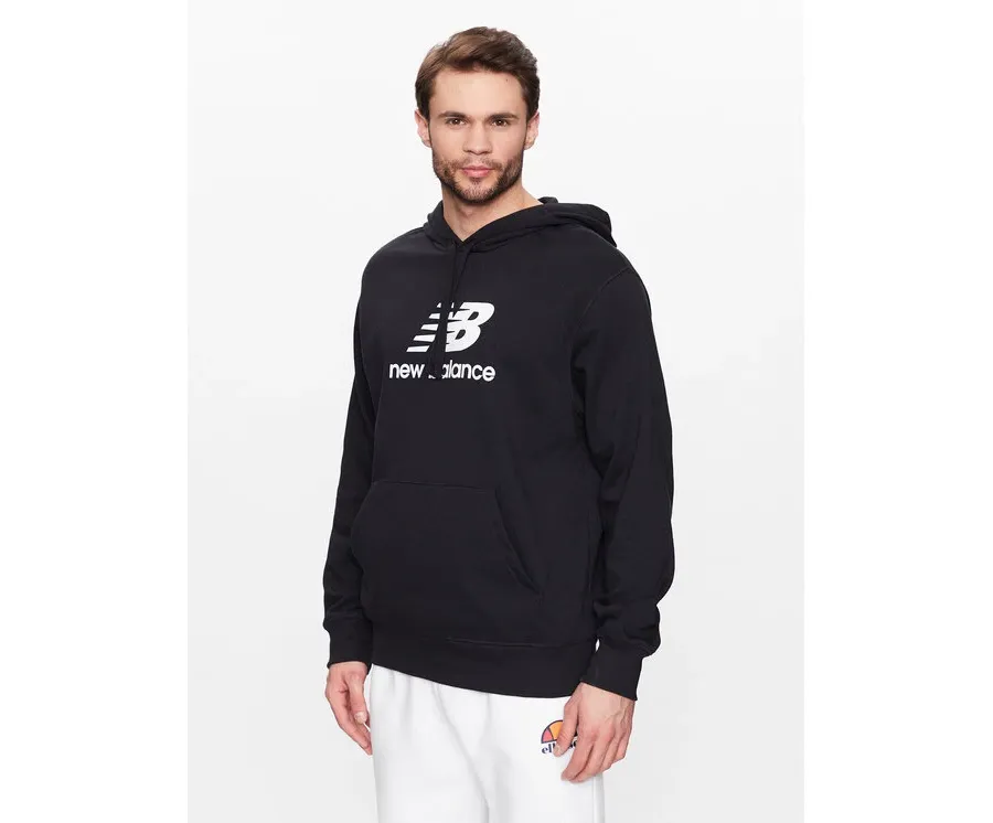 obrazek 1 New Balance Bluza MT31537 Czarny Relaxed Fit