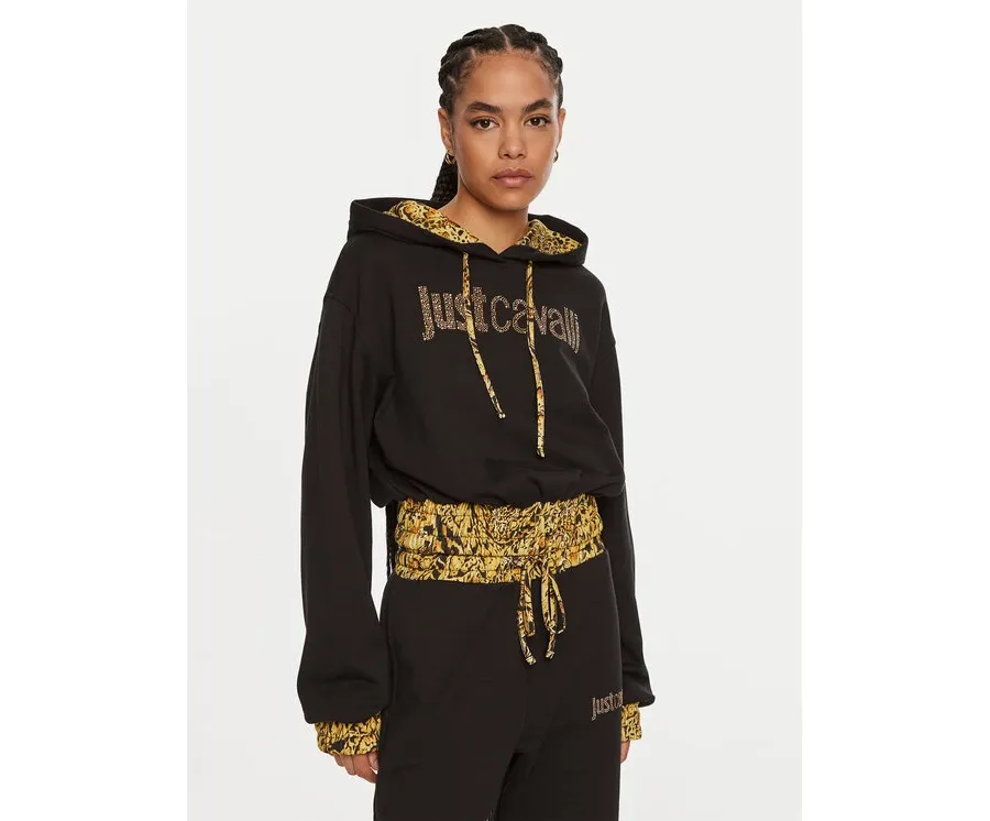 obrazek 1 Just Cavalli Bluza 77PAIE21 Czarny Regular Fit