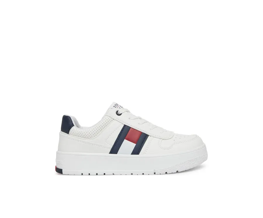 obrazek 1 Tommy Hilfiger Sneakersy Flag Low Cut Velcro Sneaker T3X9-33859-1355 S Biały