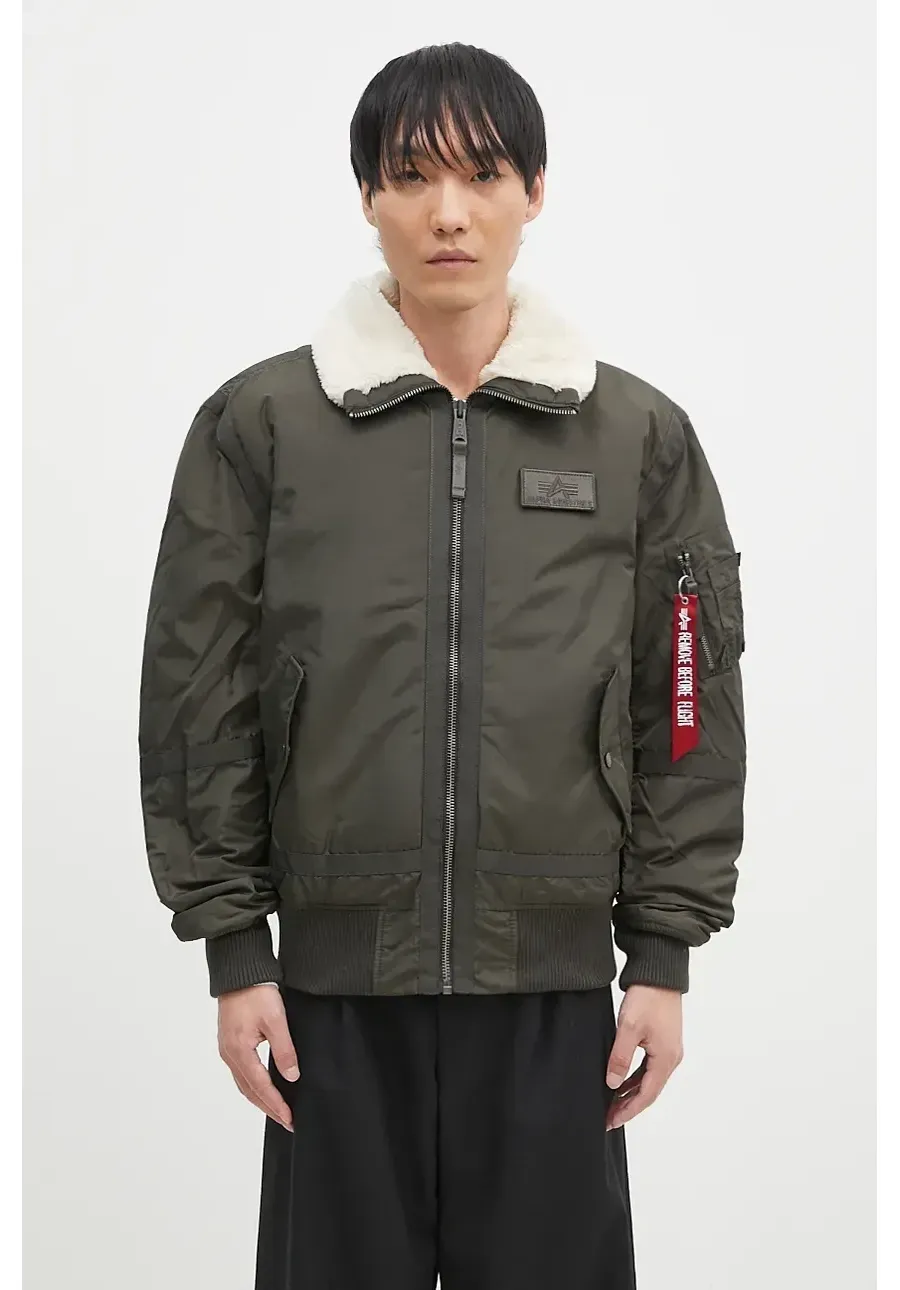 obrazek 1 Alpha Industries kurtka B15-3 męska kolor zielony przejściowa 198122