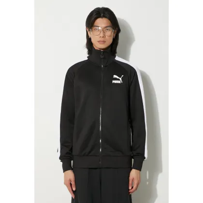 Zdjęcie Puma bluza Iconic T7 męska kolor czarny gładka 530094-01 530094