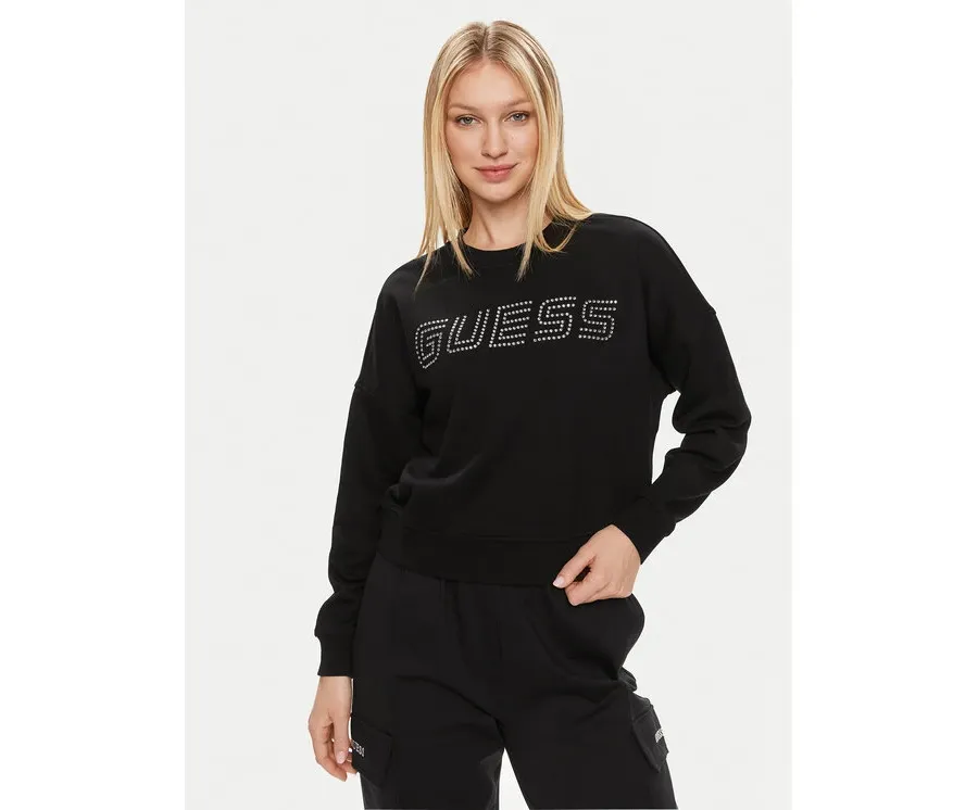 obrazek 1 Guess Bluza Skylar V4GQ07 K8802 Czarny Relaxed Fit