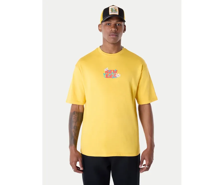 obrazek 1 New Era T-Shirt 60596304 Żółty Regular Fit