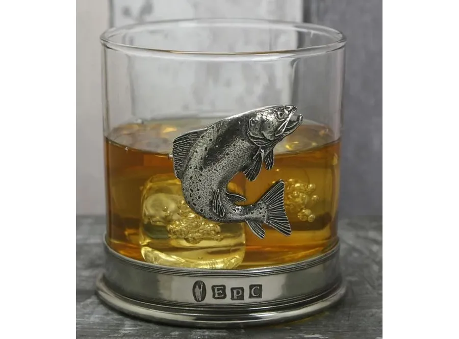 obrazek 2 Piękny prezent dla miłośników ryb - ozdobna szklanka do whisky