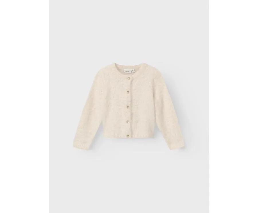 obrazek 1 NAME IT Kardigan 13223044 Écru Regular Fit