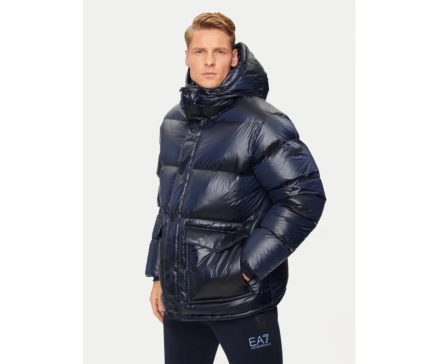 obrazek 1 EA7 Emporio Armani Kurtka puchowa 6DPB31 PN2MZ 1562 Granatowy Regular Fit