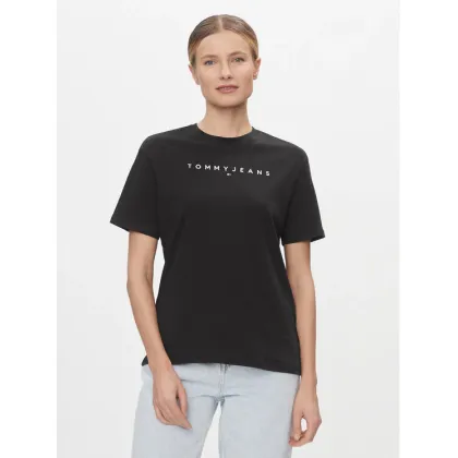 Zdjęcie Tommy Jeans T-Shirt Tjw Rlx New Linear Tee DW0DW17836 Czarny Relaxed Fit
